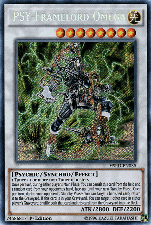 PSY-Framelord Omega [HSRD-EN035] Secret Rare (ONLINE ORDER ONLY)
