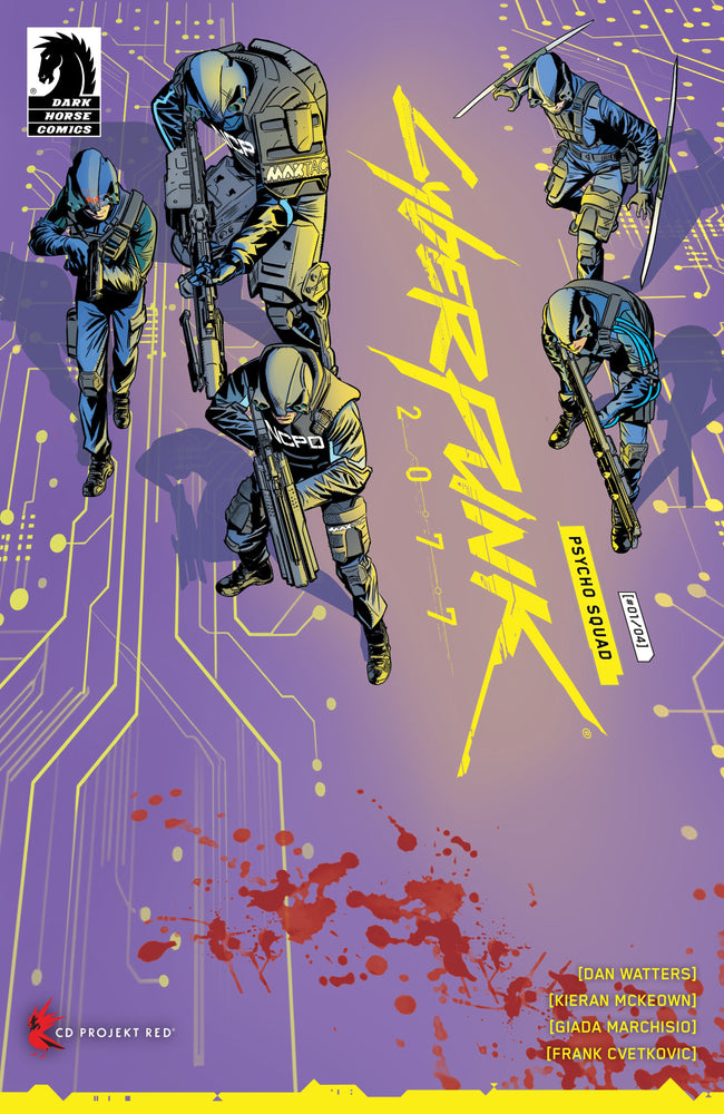 Cyberpunk 2077 Psycho Squad #1 Cover A Mckeown (Online Order Only)