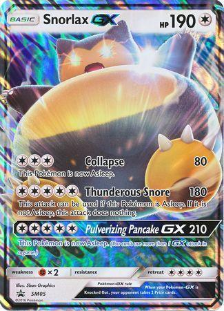 Snorlax GX (SM05) (Jumbo Card) [Sun & Moon: Black Star Promos] (Online Only)