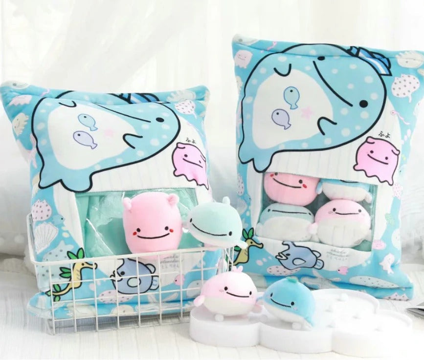A Large Bag Of Snacks And Pillow Plush Toys (ONLINE ORDER ONLY)