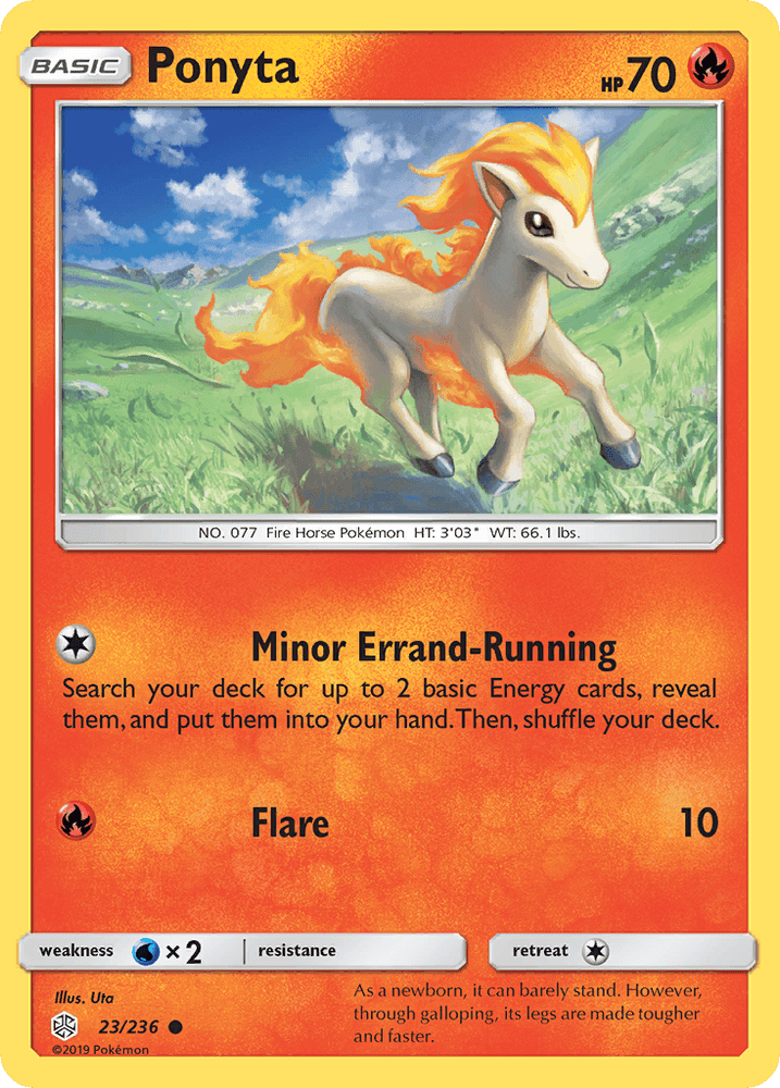 Ponyta (23/236) [Sun & Moon: Cosmic Eclipse] (Online Only)