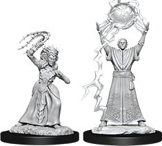 D&D: Nolzur's Marvelous Miniatures - Drow Mage & Drow Priestess (ONLINE ORDER ONLY)
