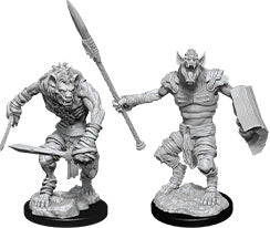 D&D: Nolzur's Marvelous Miniatures - Gnoll & Gnoll Flesh Gnawer (ONLINE ORDER ONLY)