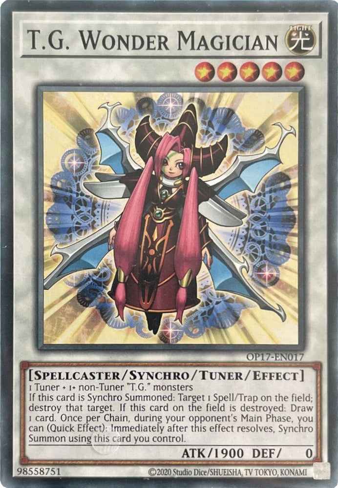 T.G. Wonder Magician [OP17-EN017] Common (ONLINE ORDER ONLY)