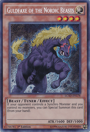 Guldfaxe of the Nordic Beasts [LC5D-EN178] Secret Rare (ONLINE ORDER ONLY)