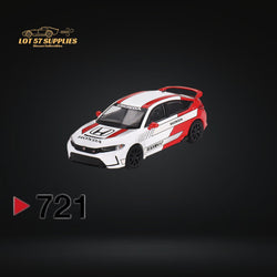 Mini-GT Honda Civic Type R #2 2023 Pace Car White #721 1:64 MGT00721 (ONLINE ORDER ONLY)
