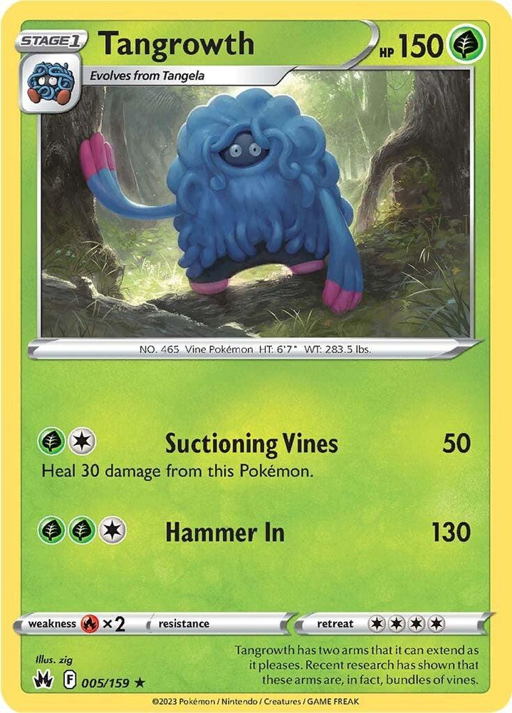 Tangrowth (005/159) [Sword & Shield: Crown Zenith] (Online Only)