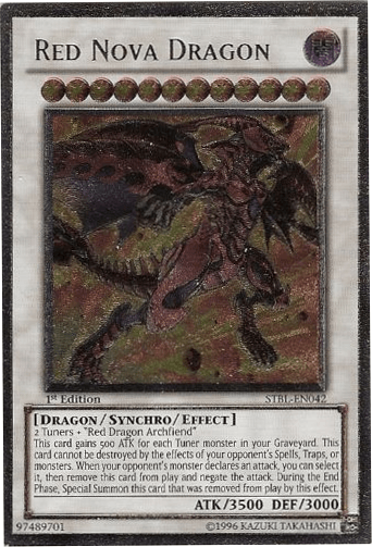 Red Nova Dragon [STBL-EN042] Ultimate Rare (ONLINE ORDER ONLY)