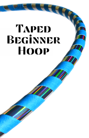 Beginner & Weighted Fitness Taped Beginner Hula Hoops | Mirror, Holographic, & Prism Deco Tapes + Gaffer Grip Tape (ONLINE ORDER ONLY)