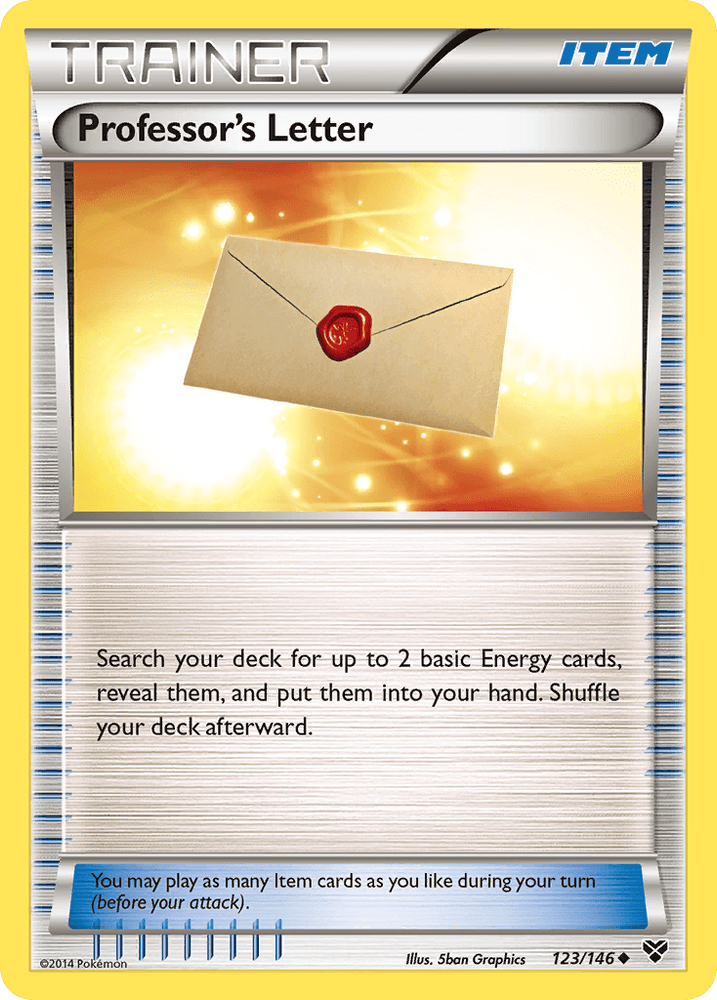 Professor's Letter (123/146) [XY: Base Set] (Online Only)