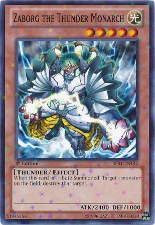 Zaborg the Thunder Monarch [BP01-EN132] Starfoil Rare (ONLINE ORDER ONLY)