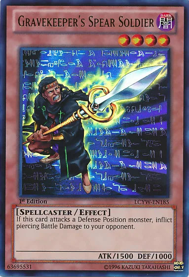 Gravekeeper's Spear Soldier [LCYW-EN185] Ultra Rare