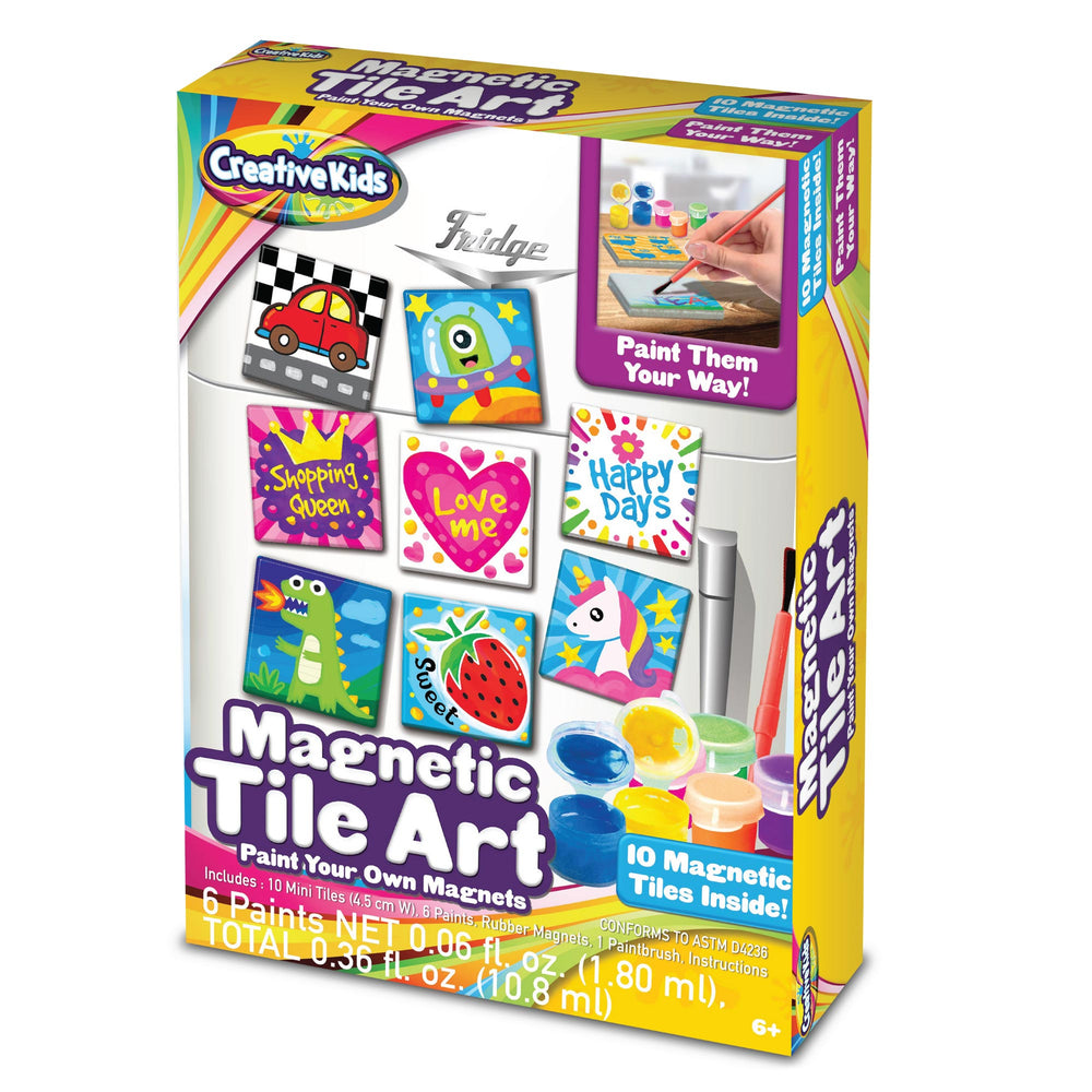 Magnetic Mini Tile Art - Make Your Own Paint Art Craft Set for Kids (ONLINE ORDER ONLY)