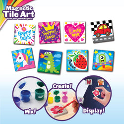 Magnetic Mini Tile Art - Make Your Own Paint Art Craft Set for Kids (ONLINE ORDER ONLY)