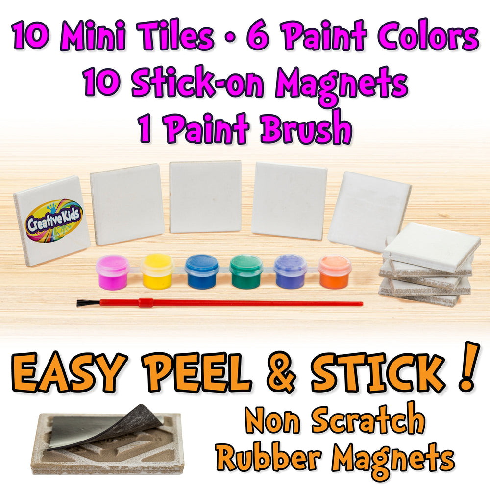 Magnetic Mini Tile Art - Make Your Own Paint Art Craft Set for Kids (ONLINE ORDER ONLY)