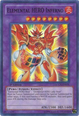 Elemental HERO Inferno [LCGX-EN076] Super Rare (ONLINE ORDER ONLY)