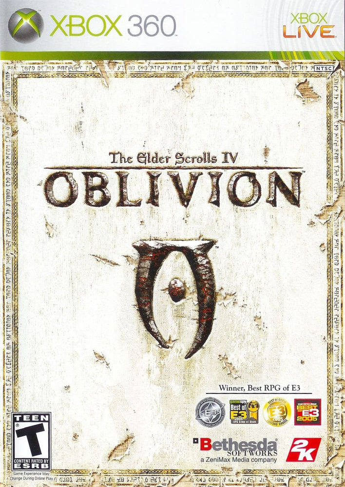 The Elder Scrolls IV: Oblivion (Xbox 360) (ONLINE ORDER ONLY)