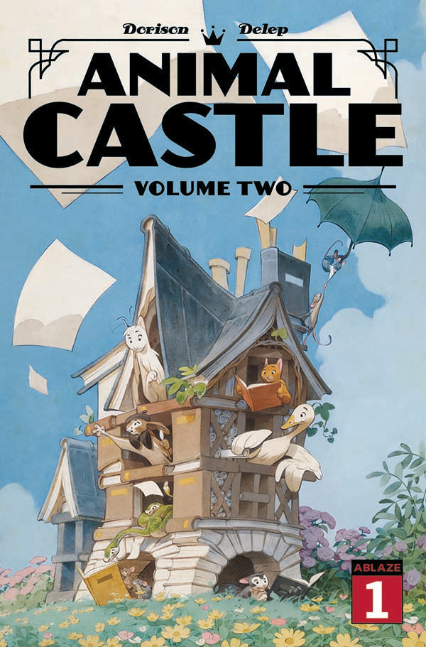 Animal Castle Vol 2 #1 B Delep Animal Library (05/03/2023) Ablaze (ONLINE ORDER ONLY)