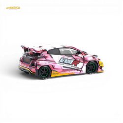 PopRace Toyota GR YARIS Pink EVA RT Production Model 1:64