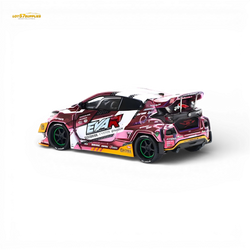PopRace Toyota GR YARIS Pink EVA RT Production Model 1:64