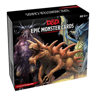 D&D: Monster Cards - Epic Monster Cards (ONLINE ORDER ONLY)