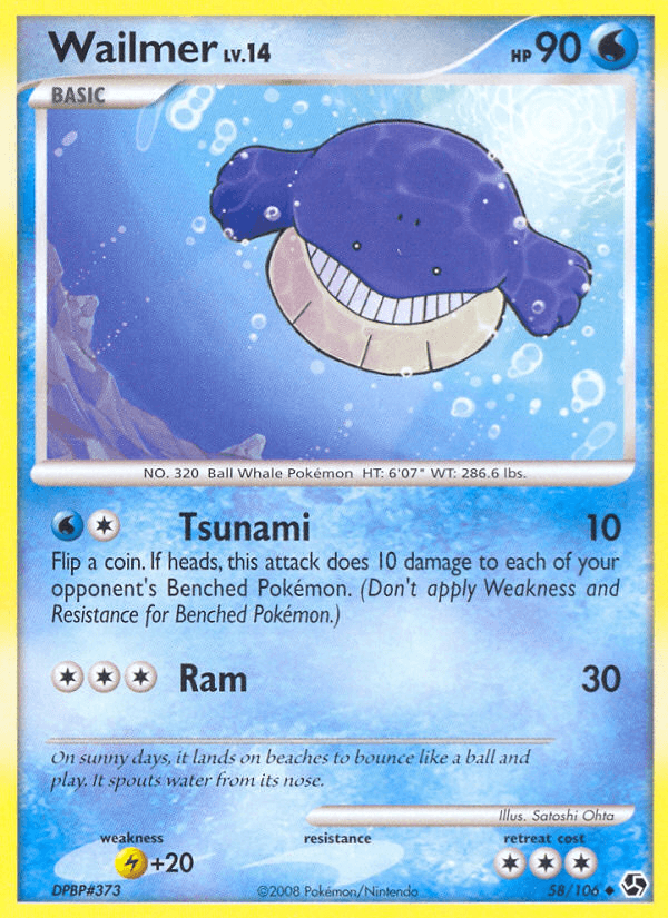 Wailmer (58/106) [Diamond & Pearl: Great Encounters] (Online Only)
