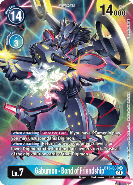 Gabumon - Bond of Friendship [BT6-030] (Alternate Art) [Double Diamond] (ONLINE ORDER ONLY)
