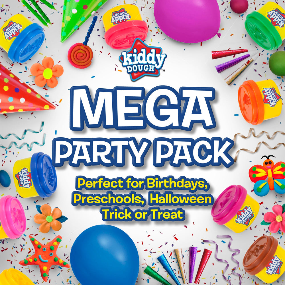 40 Pack Of Party Favors Play Dough + 40 Dough Tools - Bulk Party Pack (ONLINE ORDER ONLY)