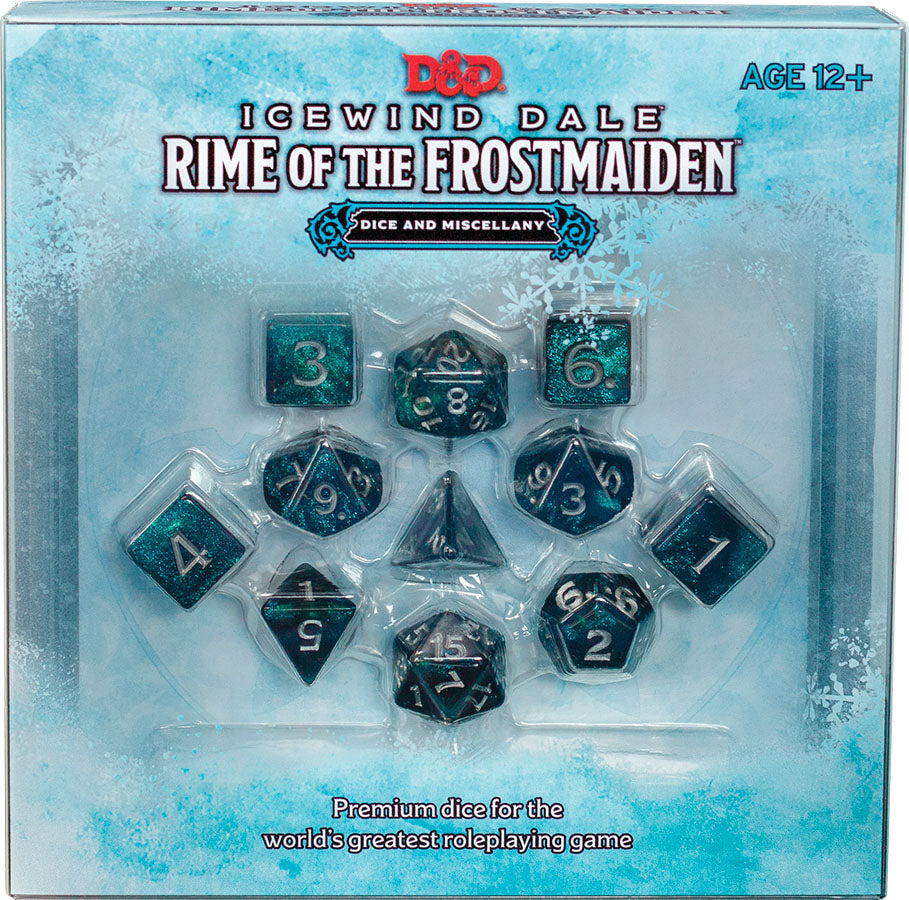 D&D: Icewind Dale - Rime of the Frost Maiden Dice Set (ONLINE ORDER ONLY)