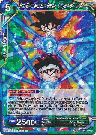Son Goku and Son Gohan, Saiyans of Earth (DB1-091) [Dragon Brawl] (ONLINE ORDER ONLY)