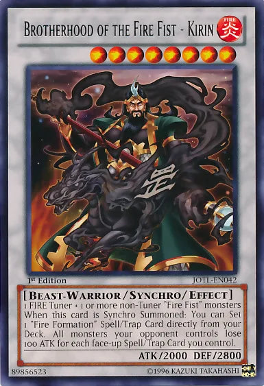 Brotherhood of the Fire Fist - Kirin [JOTL-EN042] Rare