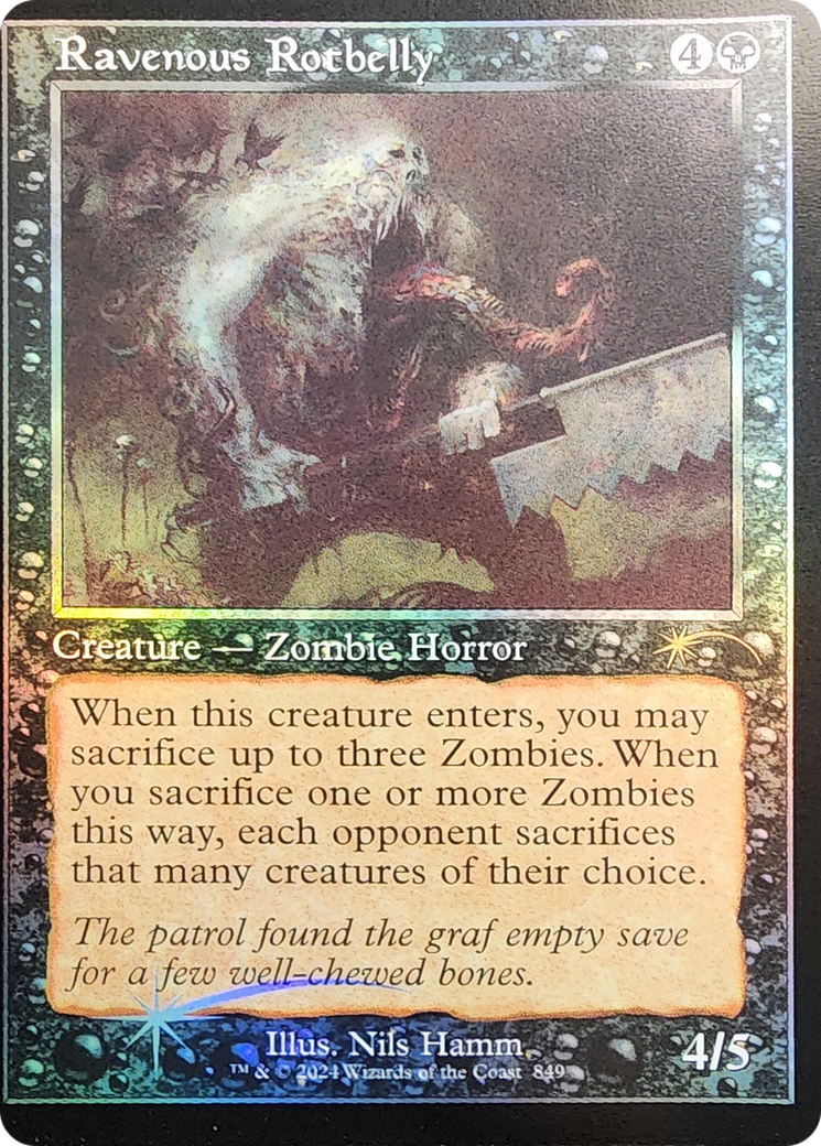 Ravenous Rotbelly (Retro Frame) [Secret Lair Drop Series]