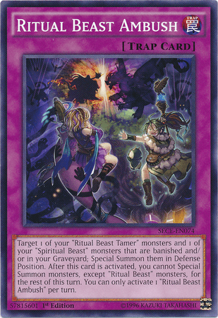 Ritual Beast Ambush [SECE-EN074] Common (ONLINE ORDER ONLY)