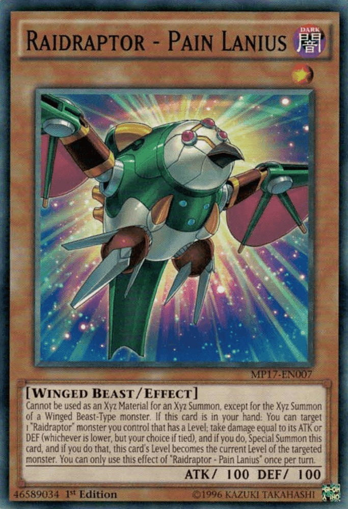 Raidraptor - Pain Lanius [MP17-EN007] Common (ONLINE ORDER ONLY)