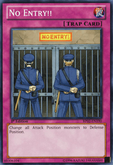 No Entry!! [BP02-EN190] Common (ONLINE ORDER ONLY)