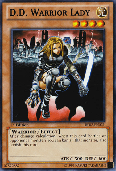 D.D. Warrior Lady [BP02-EN021] Mosaic Rare (ONLINE ORDER ONLY)