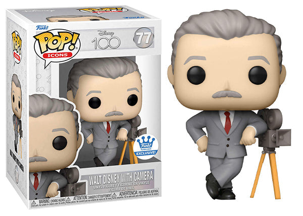 Walt Disney w/ Camera (Icons) 77 - Funko Shop Exclusive (Online Order Only)