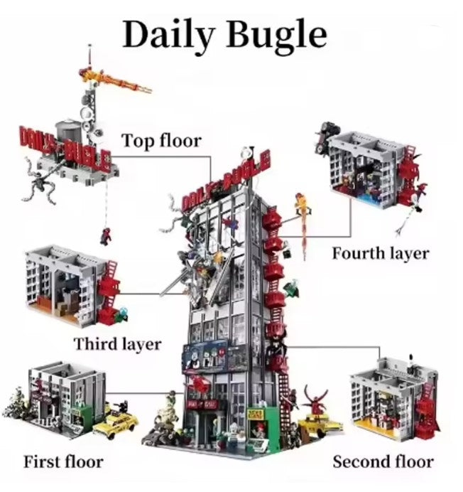 78008 Daily Bugle Skyscraper Building Set – 3772 PCS City Tower (ONLINE ORDER ONLY)