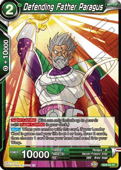 Defending Father Paragus (Reprint) (SD8-04) [Battle Evolution Booster] (ONLINE ORDER ONLY)
