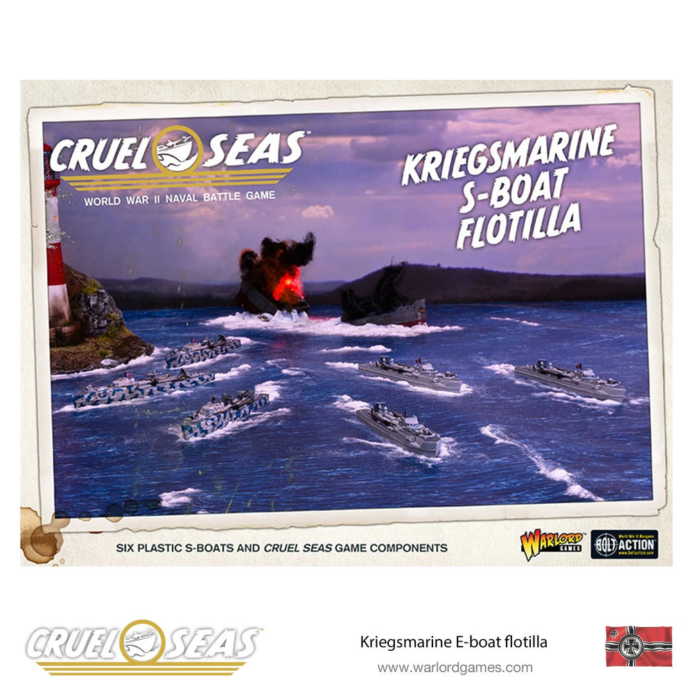 Cruel Seas: Kriegsmarine S-boat flotilla (ONLINE ORDER ONLY)