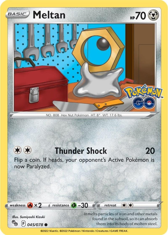 Meltan (045/078) [Pokémon GO] (Online Only)