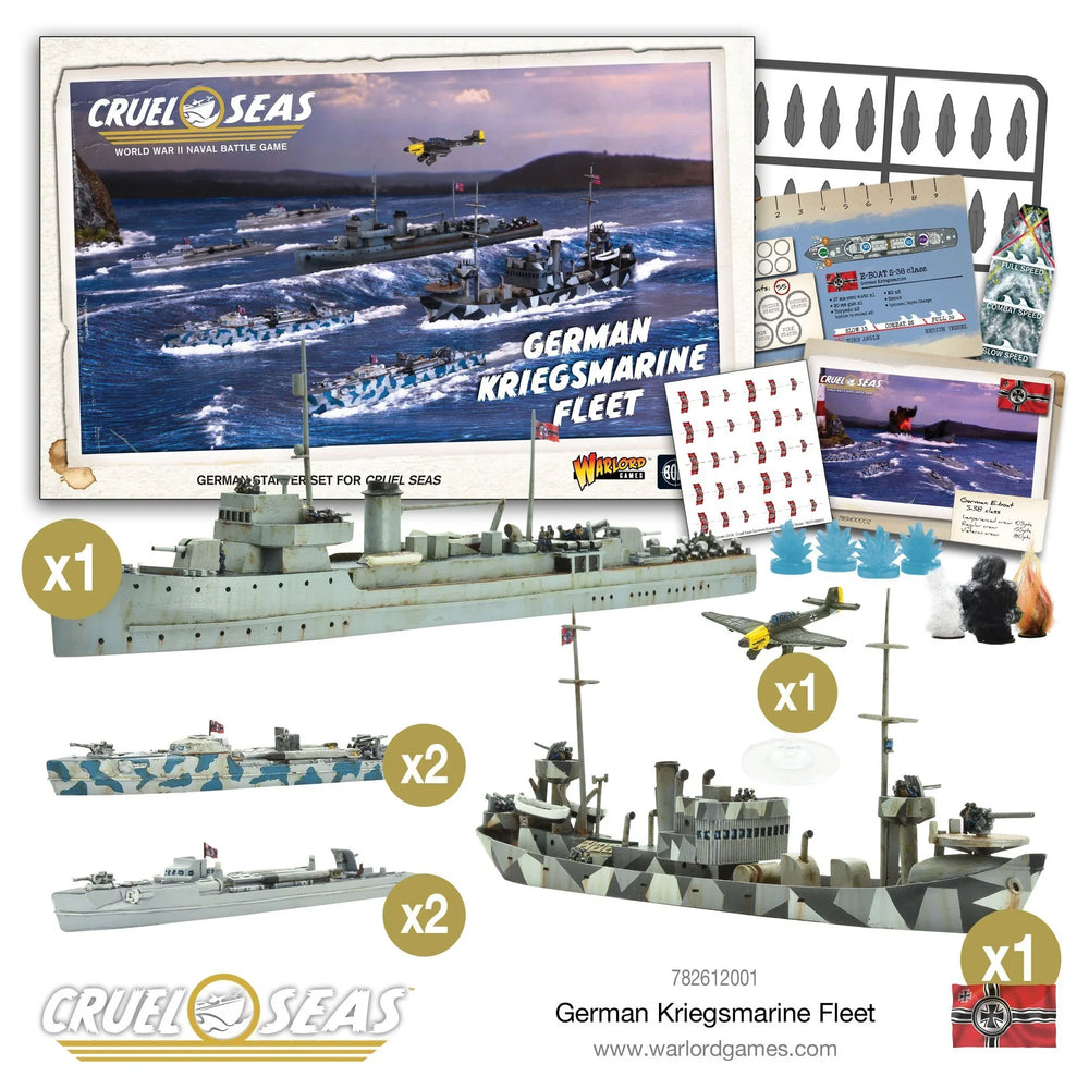 Cruel Seas: Kriegsmarine Fleet (ONLINE ORDER ONLY)