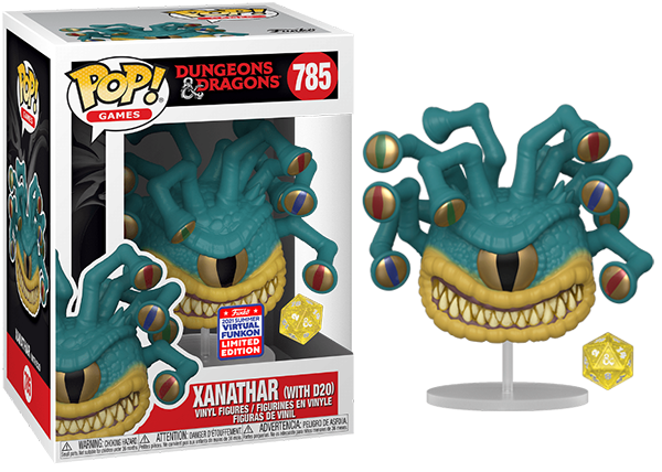 Xanathar (W/ D20, Dungeons & Dragons) 785 - 2021 Virtual Funkon Exclusive [light damage] (Online Order Only)