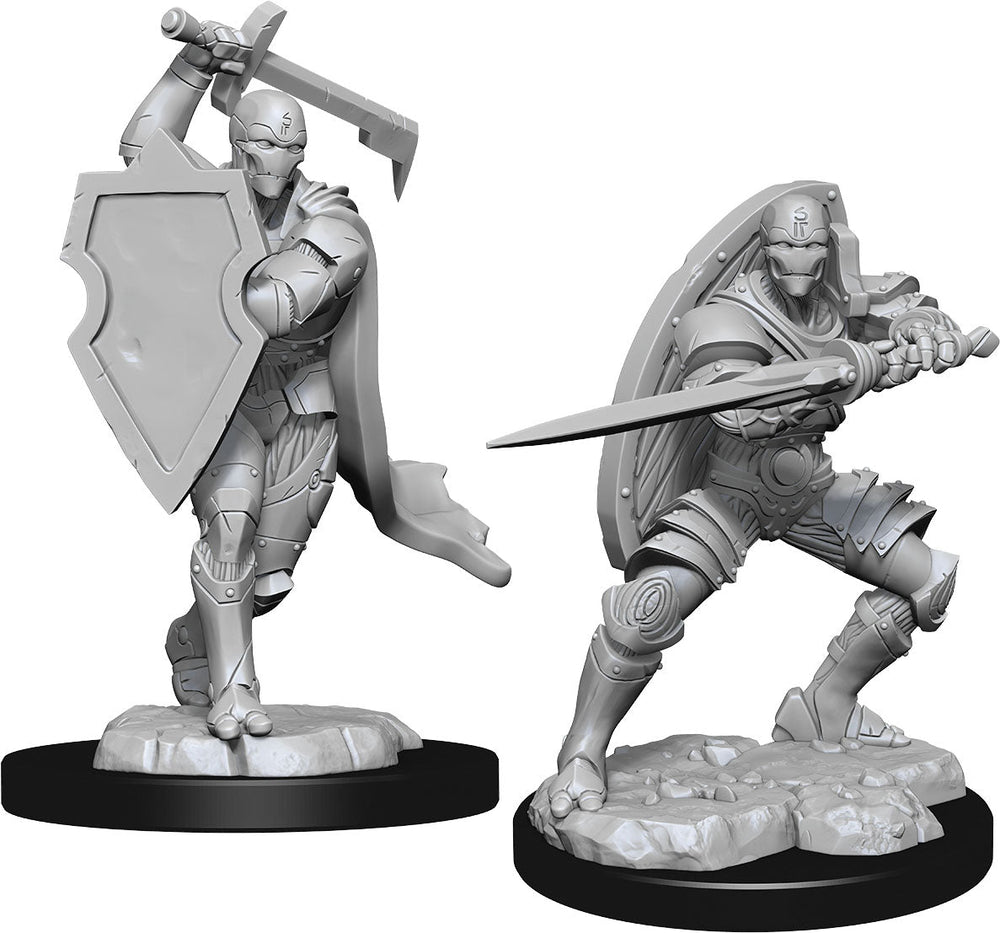 D&D: Nolzur's Marvelous Miniatures - Warforged Fighter Male (ONLINE ORDER ONLY)