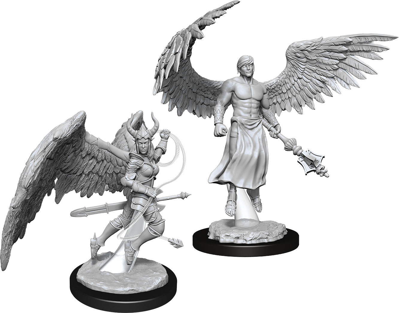 D&D: Nolzur's Marvelous Miniatures - Deva & Erinyes (ONLINE ORDER ONLY)