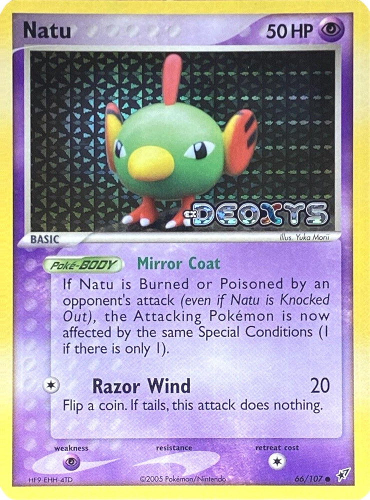 Natu (66/107) (Stamped) [EX: Deoxys] (Online Only)