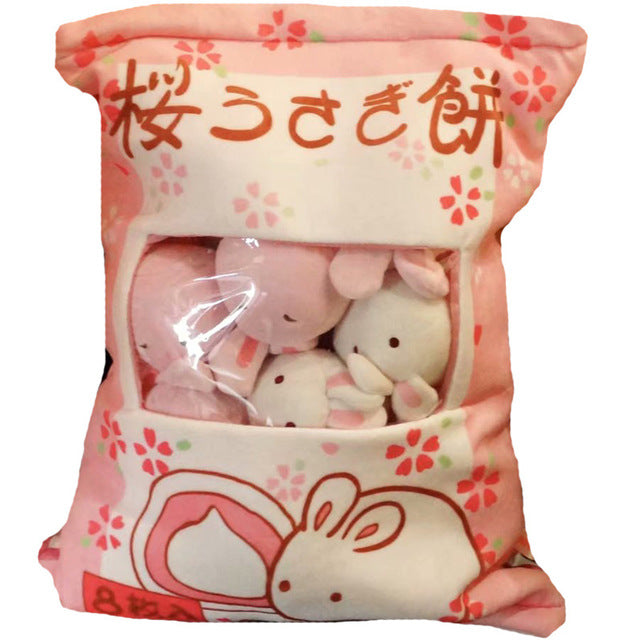 A Large Bag Of Snacks And Pillow Plush Toys (ONLINE ORDER ONLY)