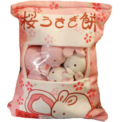A Large Bag Of Snacks And Pillow Plush Toys (ONLINE ORDER ONLY)