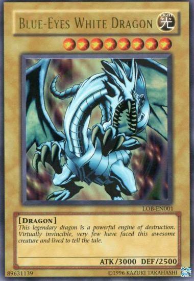 Blue-Eyes White Dragon [LOB-EN001] Ultra Rare (ONLINE ORDER ONLY)