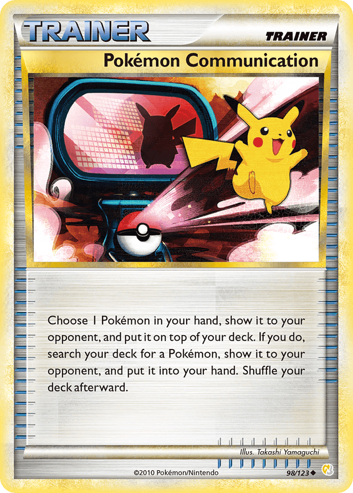 Pokemon Communication (98/123) [HeartGold & SoulSilver: Base Set] (Online Only)